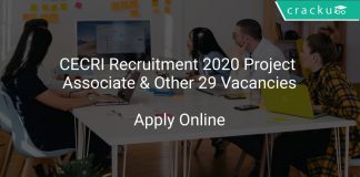 CECRI Recruitment 2020 Project Associate & Other 29 Vacancies