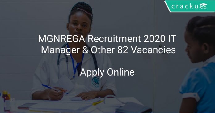 MGNREGA Recruitment 2020 IT Manager & Other 82 Vacancies