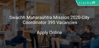 Swachh Maharashtra Mission 2020 City Coordinator 395 Vacancies