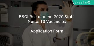 BBCI Recruitment 2020 Staff Nurse 10 Vacancies