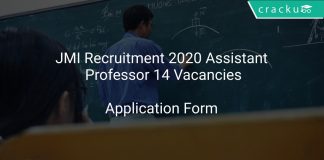 JMI Recruitment 2020 Assistant Professor 14 Vacancies