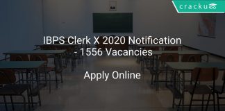 IBPS Clerk X 2020 Notification - 1556 Vacancies