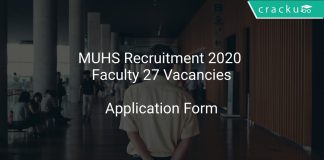 MUHS Recruitment 2020 Faculty 27 Vacancies