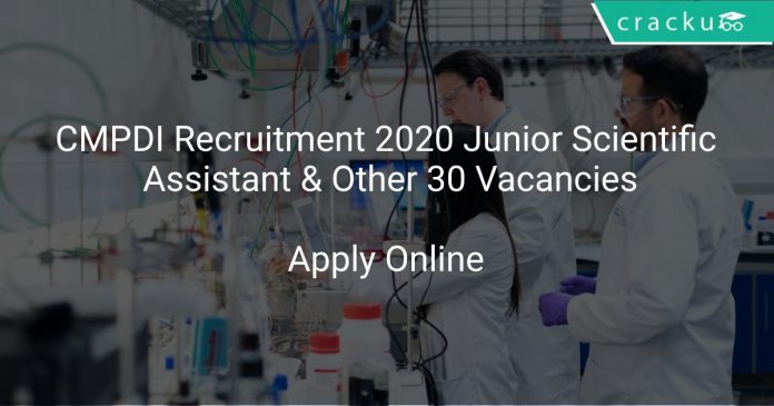 CMPDI Recruitment 2020 Junior Scientific Assistant & Other 30 Vacancies