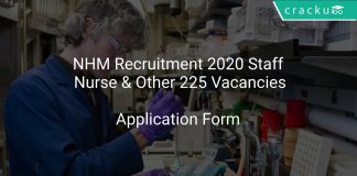 NHM Recruitment 2020 Staff Nurse & Other 225 Vacancies