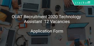OUAT Recruitment 2020 Technology Assistant 12 Vacancies