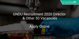 GNDU Recruitment 2020 Director & Other 50 Vacancies