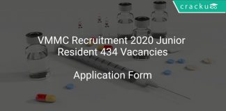 VMMC Recruitment 2020 Junior Resident 434 Vacancies