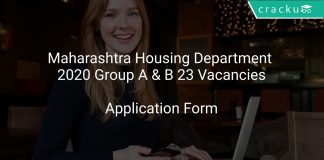Maharashtra Housing Department 2020 Group A & B 23 Vacancies