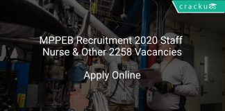 MPPEB Recruitment 2020 Staff Nurse & Other 2258 Vacancies