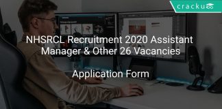 NHSRCL Recruitment 2020 Assistant Manager & Other 26 Vacancies