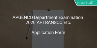 APGENCO Department Examination 2020 APTRANSCO Etc.