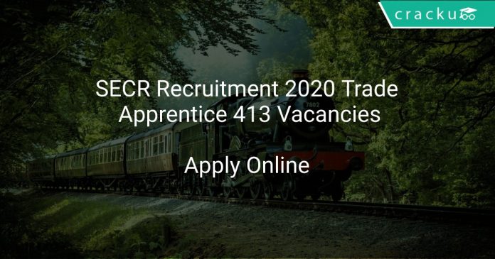 SECR Recruitment 2020 Trade Apprentice 413 Vacancies
