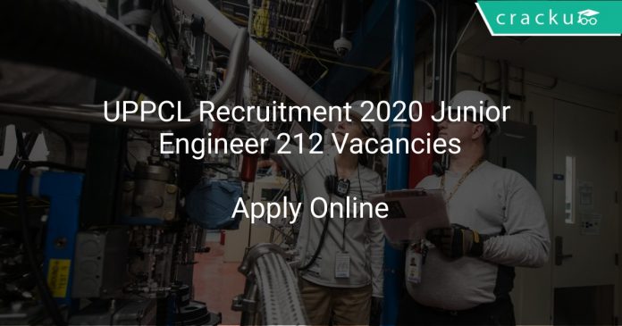 UPPCL Recruitment 2020 Junior Engineer 212 Vacancies