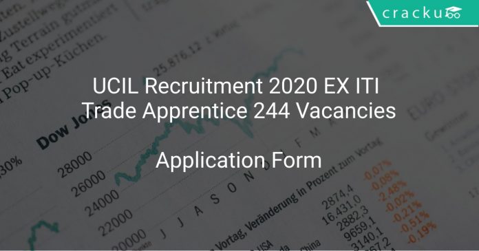 UCIL Recruitment 2020 EX ITI Trade Apprentice 244 Vacancies