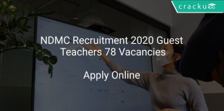 NDMC Recruitment 2020 Guest Teachers 78 Vacancies