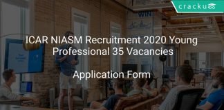 ICAR NIASM Recruitment 2020 Young Professional 35 Vacancies