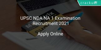 UPSC NDA NA 1 Examination Recruitment 2021