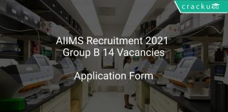 AIIMS Recruitment 2021 Group B 14 Vacancies
