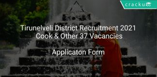 Tirunelveli District Recruitment 2021 Cook & Other 37nVacancies