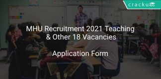 MHU Recruitment 2021 Teaching & Other 18 Vacancies