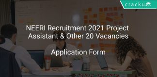 NEERI Recruitment 2021 Project Assistant & Other 20 Vacancies