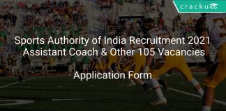 Sports Authority of India Recruitment 2021 Assistant Coach & Other 105 Vacancies