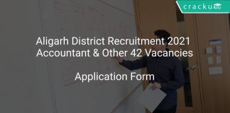 Aligarh District Recruitment 2021 Accountant & Other 42 Vacancies