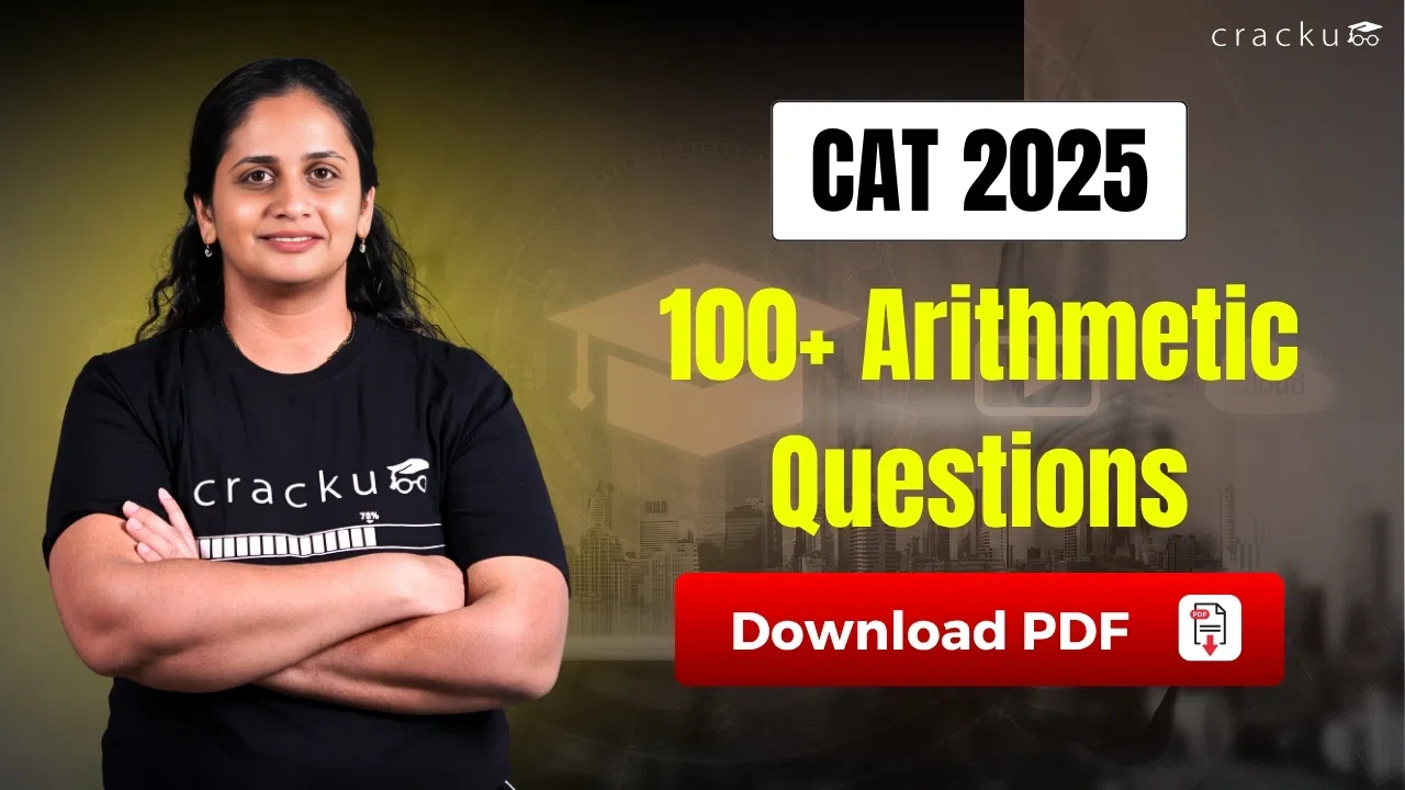 100+ Most Important CAT Arithmetic Questions PDF with Video Solutions 100+ Most Important CAT Arithmetic Questions PDF with Video Solutions