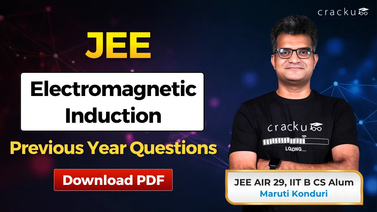 JEE Electromagnetic Induction PYQs with Solutions PDF image