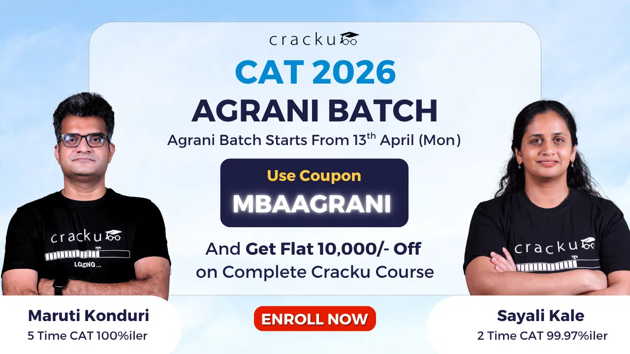 Cracku's CAT 2026 Agrani Batch, Details, Download Schedule PDF