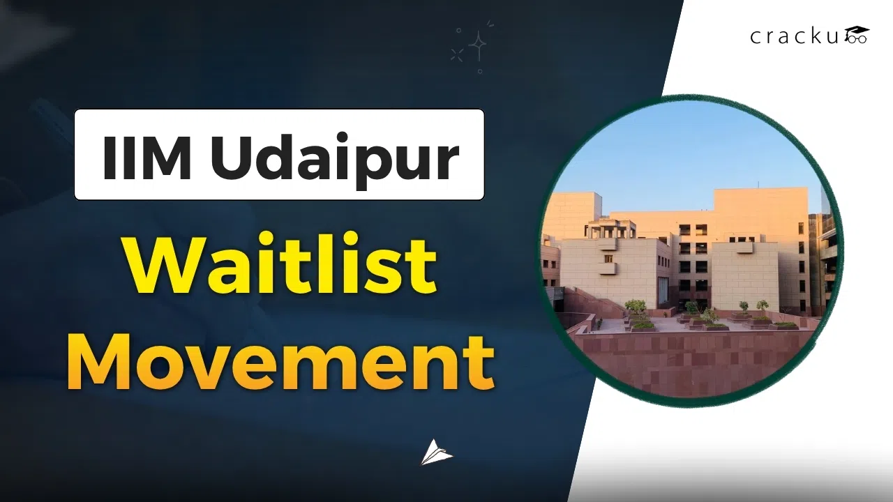 IIM Udaipur Waitlist Movement 2026, Previous Year Analysis