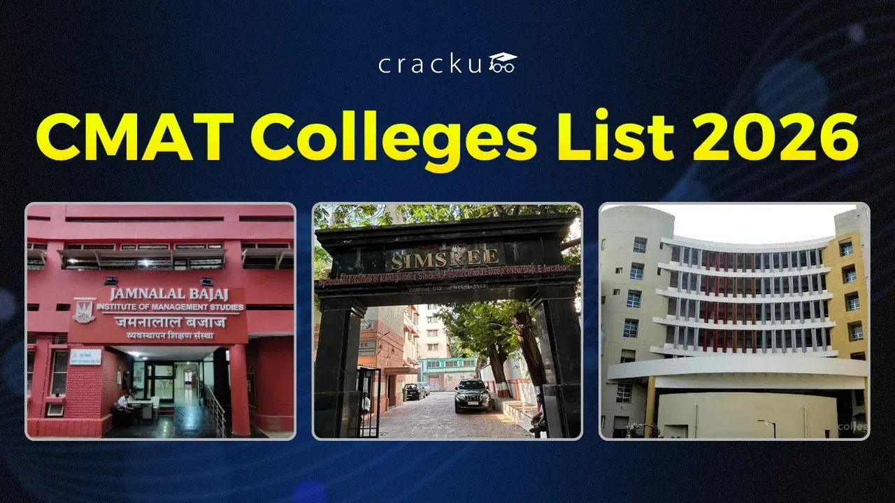 CMAT Percentile-wise Colleges 2027, Cut-off, Fees, Placements image
