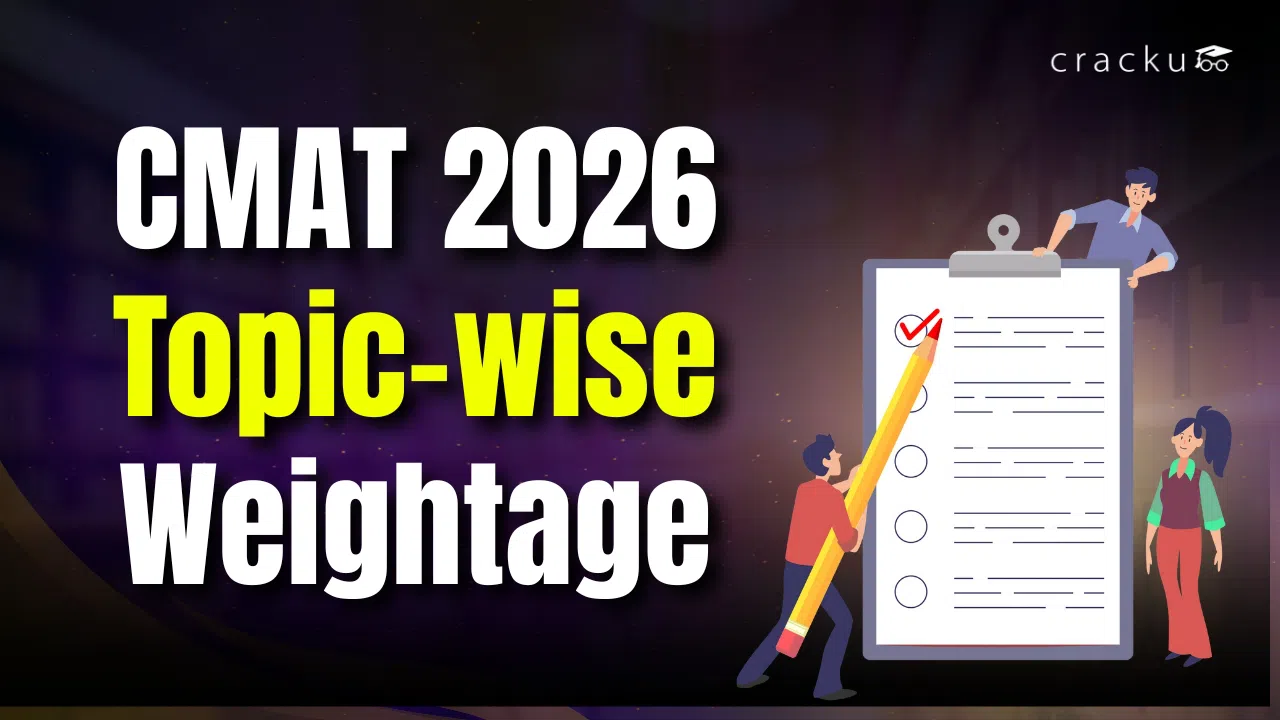 CMAT Topic-wise Weightage 2026, Important Topics with Pattern