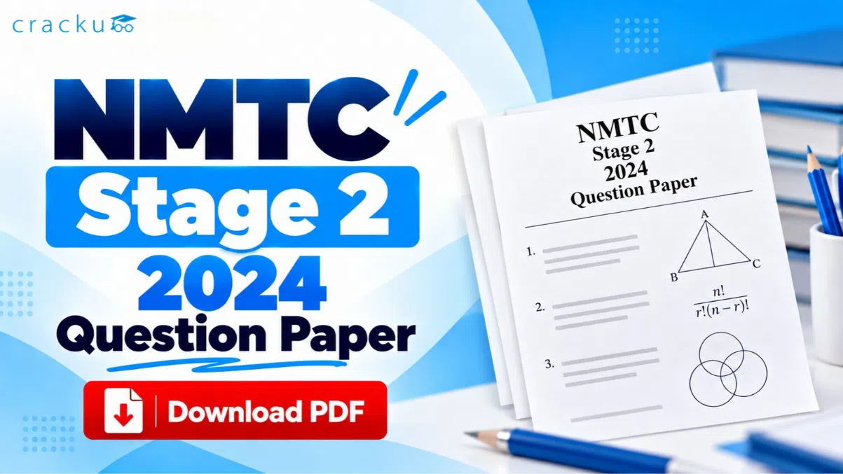 NMTC Stage-2 2024 Question Paper PDF, Download Now