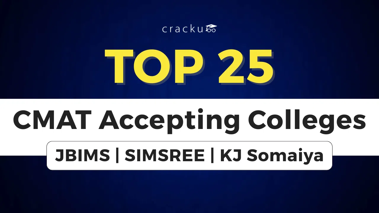 Top 25 CMAT Accepting Colleges in India 2026, Cut Offs, Fees image