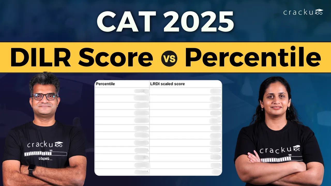 CAT DILR Score vs Percentile 2025, Check Ideal VARC Score