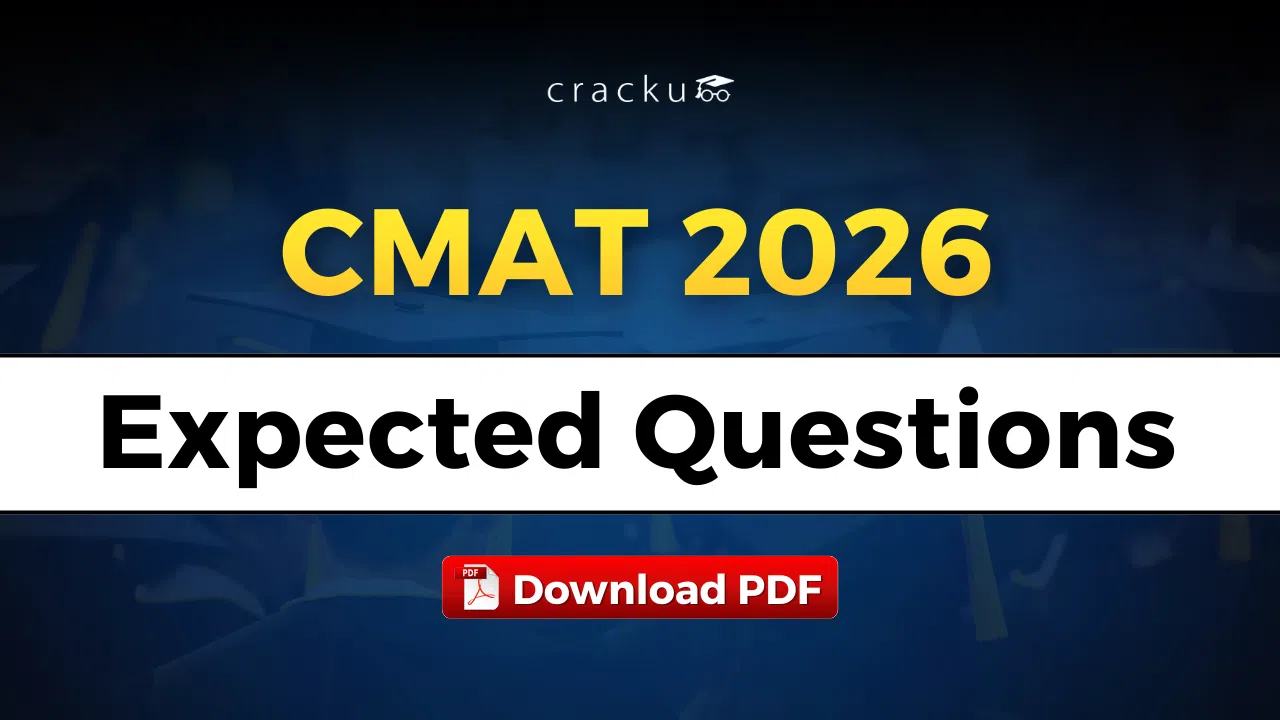 CMAT 2026 Expected Questions PDF With Video Solutions image