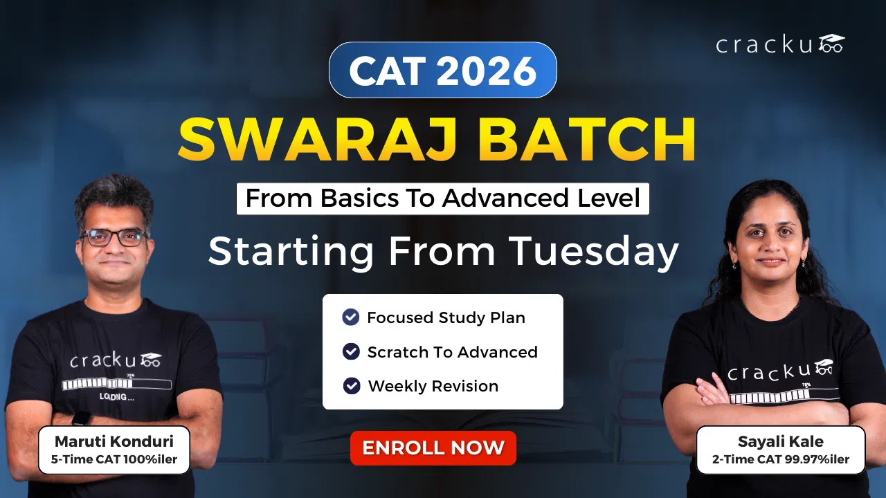 Cracku CAT 2026 Swaraj Batch: Fees, Features & Reviews