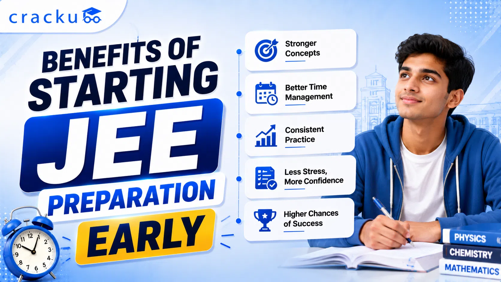 Benefits of Starting JEE Preparation Early, Strategy, Benefits