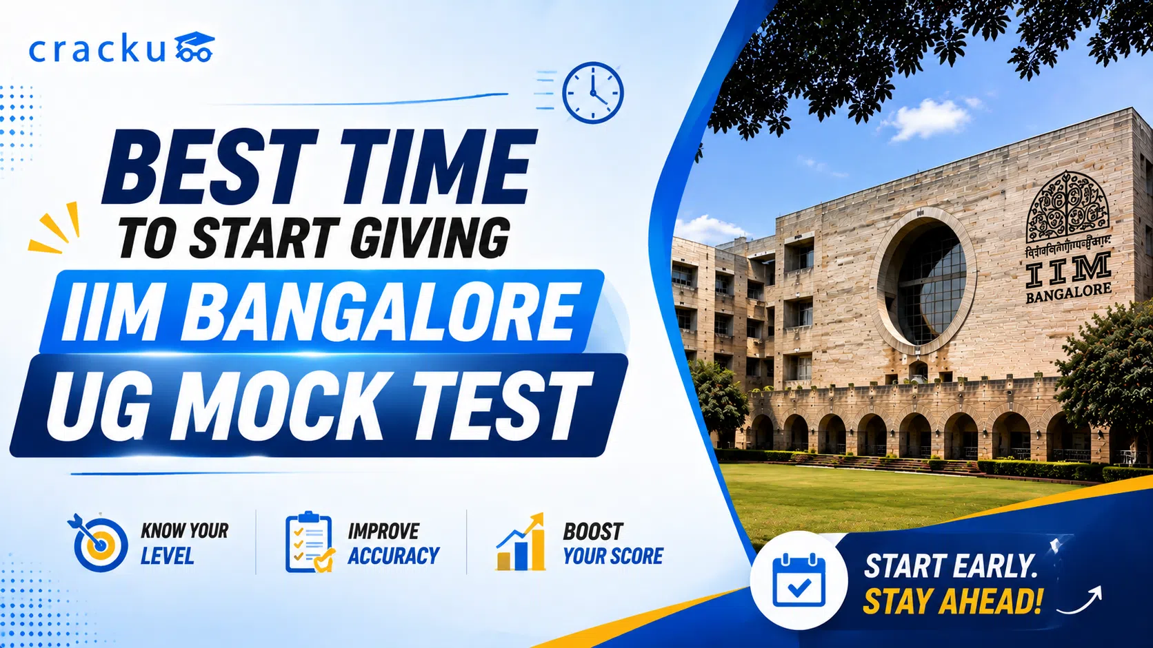 Best Time to Start Giving IIM Bangalore UG Mock Test 2026