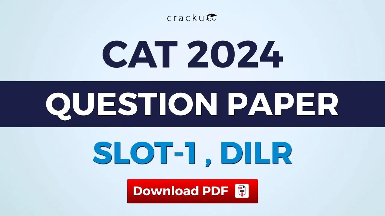 CAT 2024 Slot 1 LRDI Question Paper PDF with Video Solutions