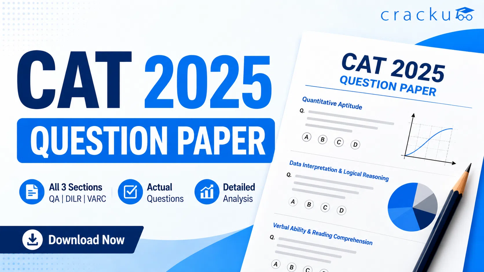 CAT 2025 Question Paper PDF, Slot-wise Papers, Difficulty Level
