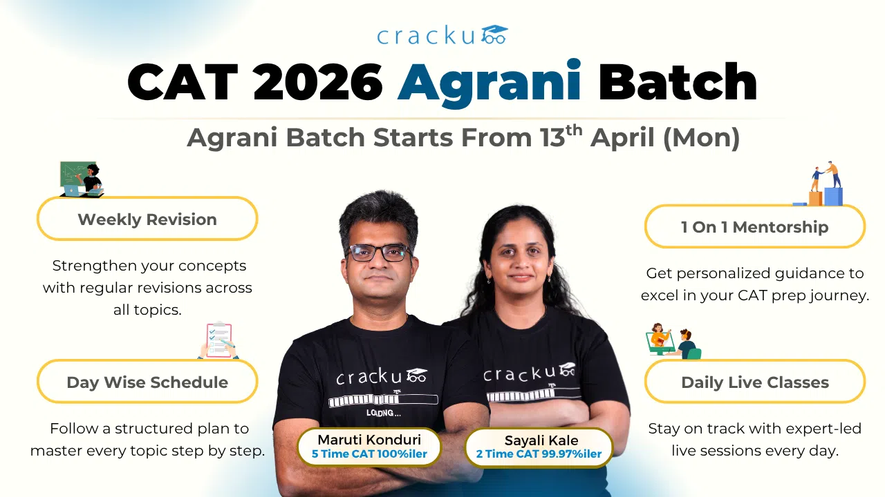 Cracku's CAT 2026 Agrani Batch, Details, Download Schedule PDF image