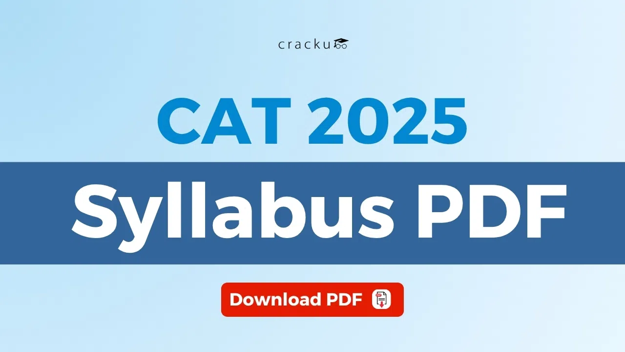 CAT 2025 Syllabus PDF, Download Section-wise Syllabus PDF