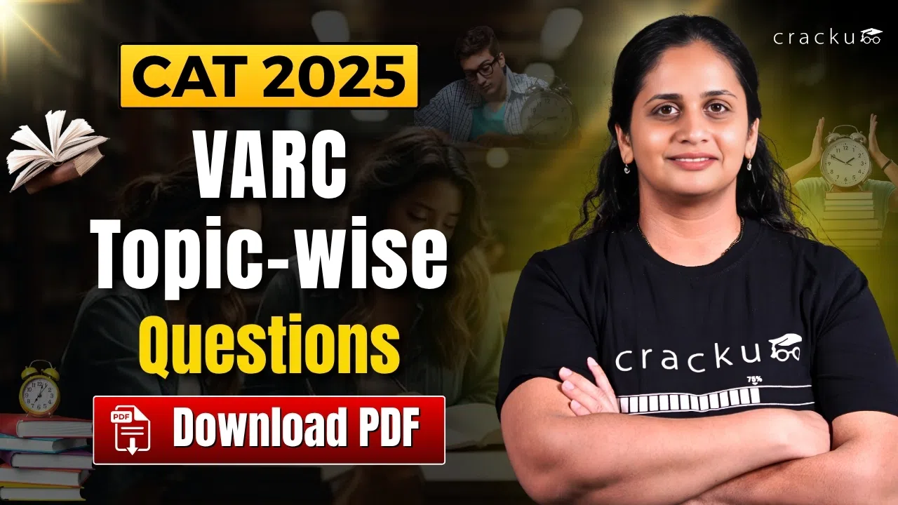 ﻿CAT 2025 VARC Topic-wise Questions PDF (Most Expected) image