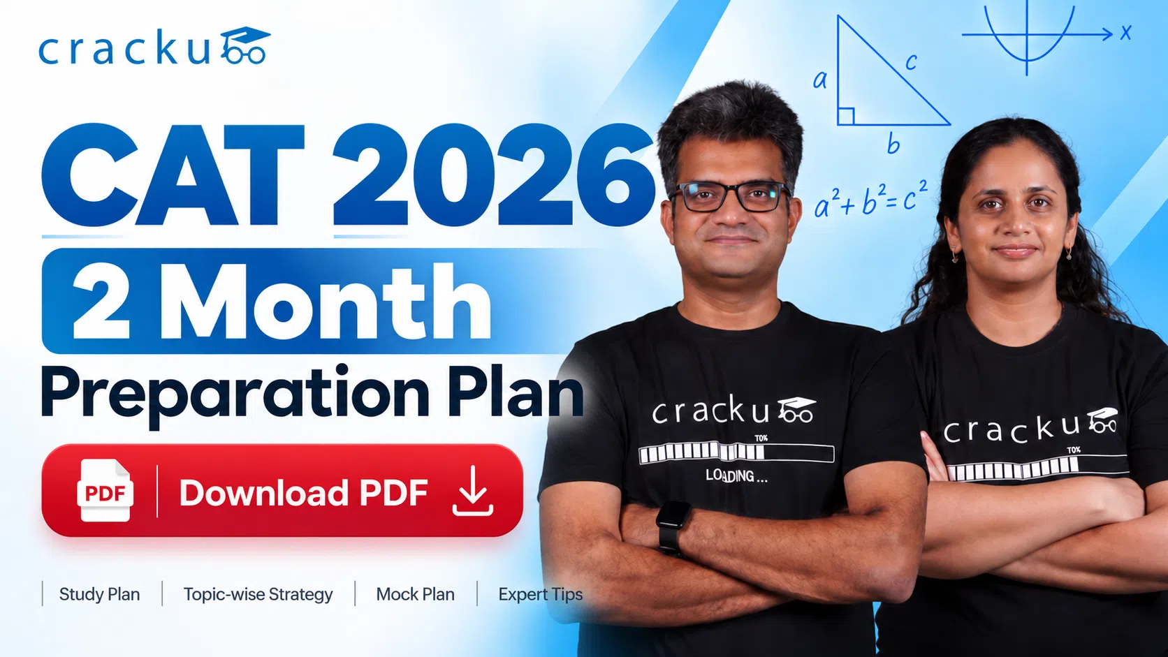 CAT 2026 2 Month Preparation Plan PDF for 99+ Percentile