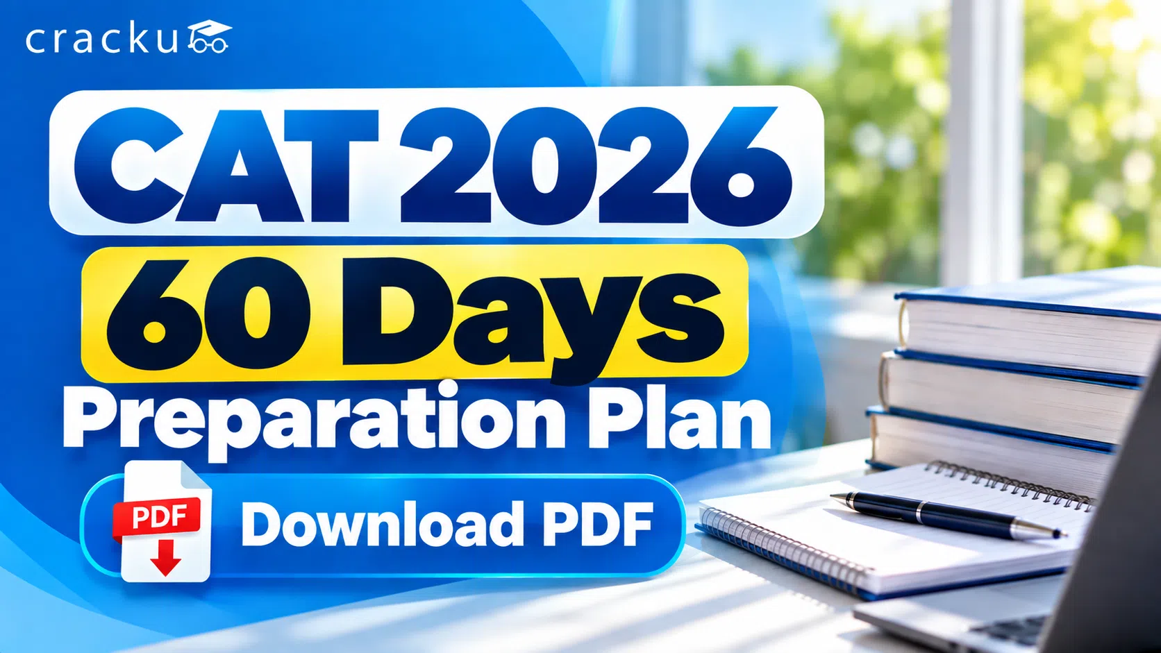 CAT 2026 60 Days Preparation Plan PDF for CAT 2026 image