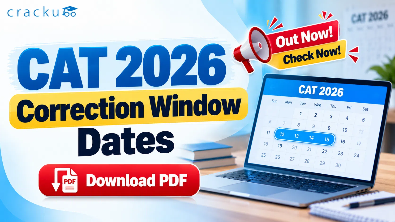 CAT 2026 Correction Window Dates OUT, Check Editable Fields