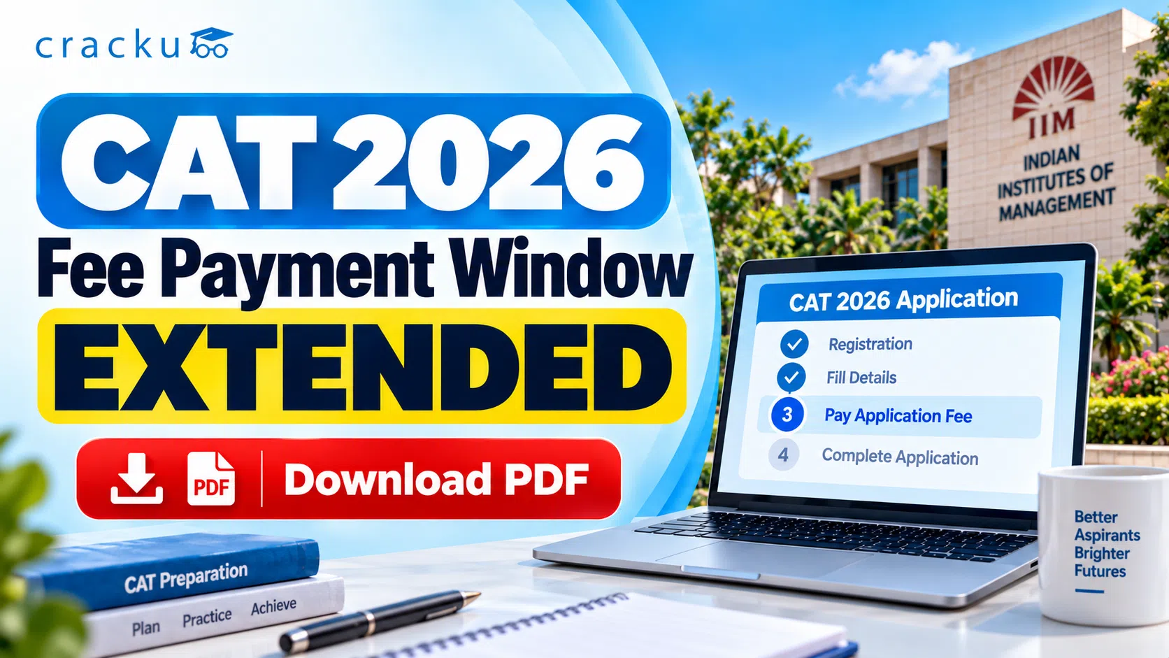 CAT 2026 Fee Payment Last Date Extended! Check Now image